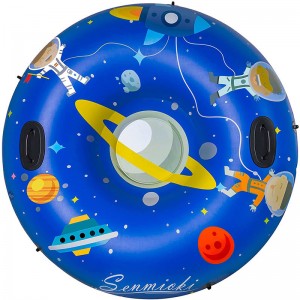 Hračky zimních venkovních rodičů a dítěte zahuštěnénafouknuté sněhové trubice odolné vůči chladu